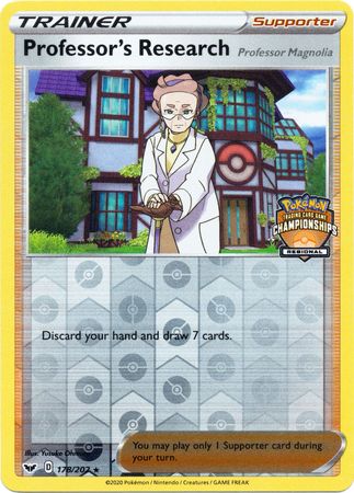 Professor's Research (178/202) (Regional Championship Promo) [Sword & Shield: Base Set] | Fandemonia Ltd