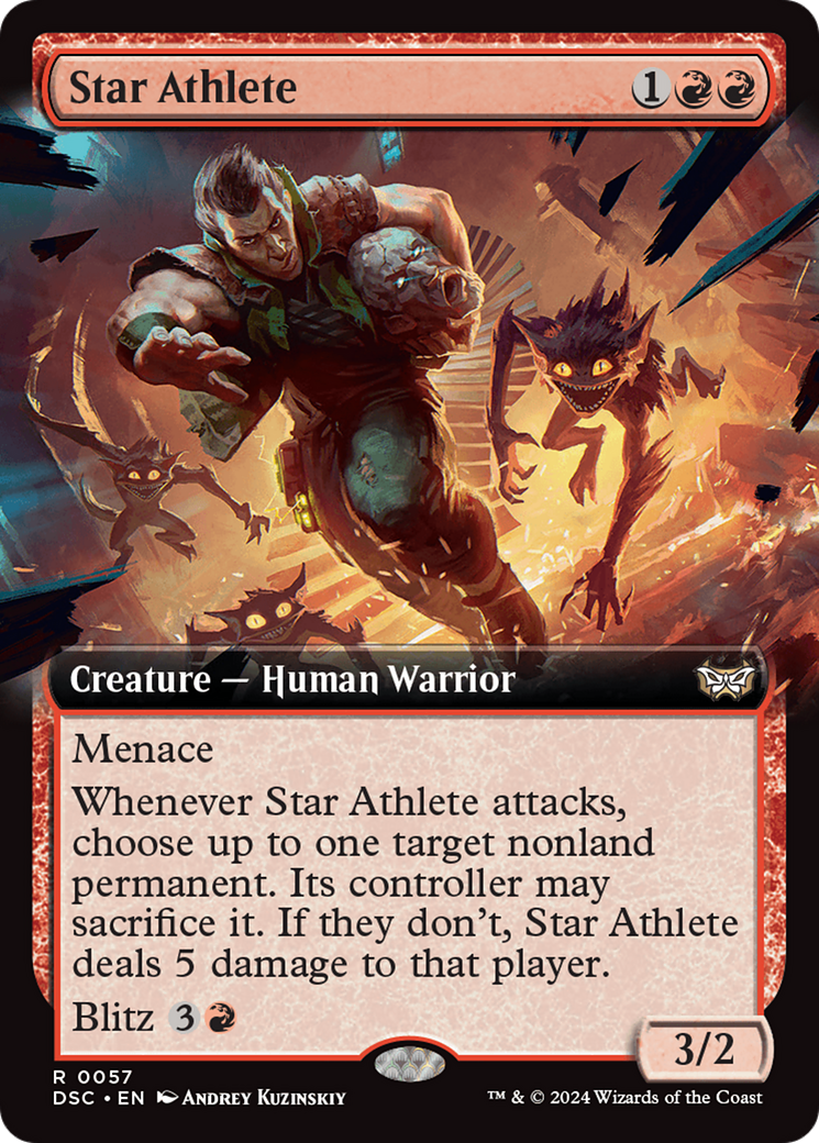 Star Athlete (Extended Art) [Duskmourn: House of Horror Commander] | Fandemonia Ltd