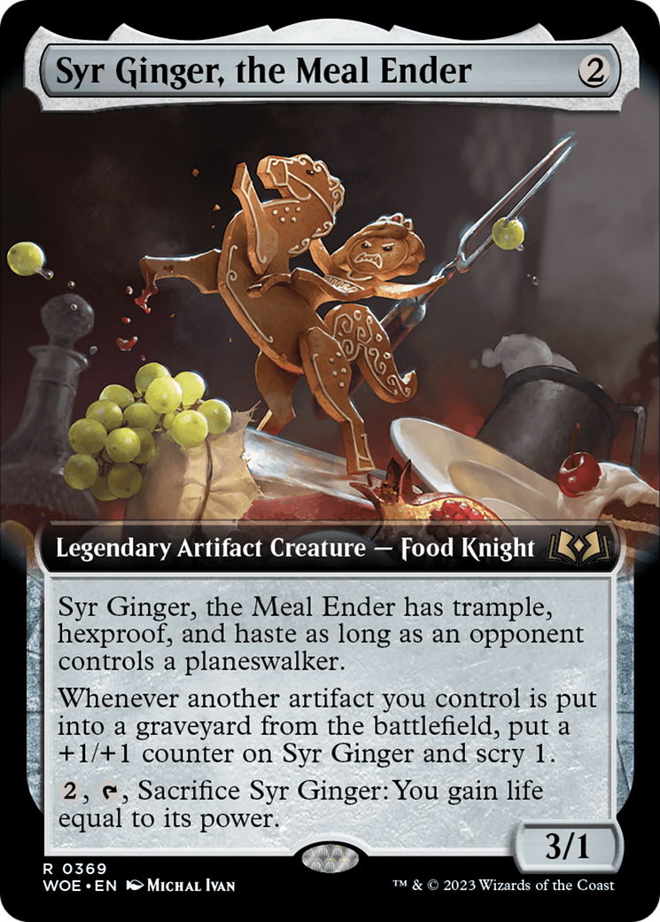 Syr Ginger, the Meal Ender (Extended Art) [Wilds of Eldraine] | Fandemonia Ltd