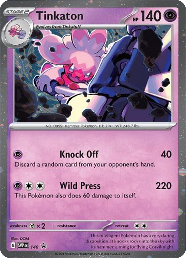 Tinkaton (SVP140) (Cosmos Holo) [SV: Scarlet & Violet Promo Cards] | Fandemonia Ltd