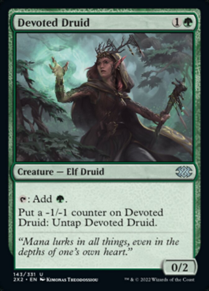 Devoted Druid [Double Masters 2022] | Fandemonia Ltd