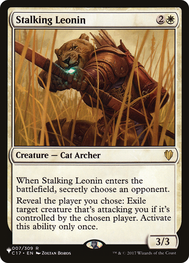 Stalking Leonin [The List] | Fandemonia Ltd