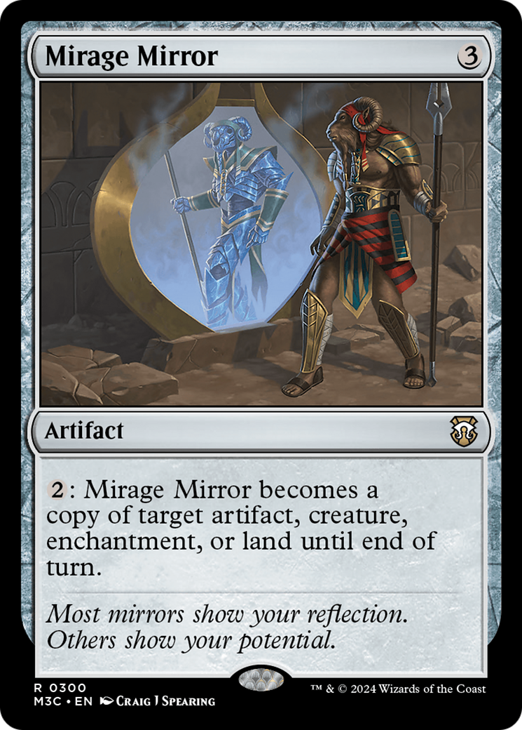 Mirage Mirror (Ripple Foil) [Modern Horizons 3 Commander] | Fandemonia Ltd