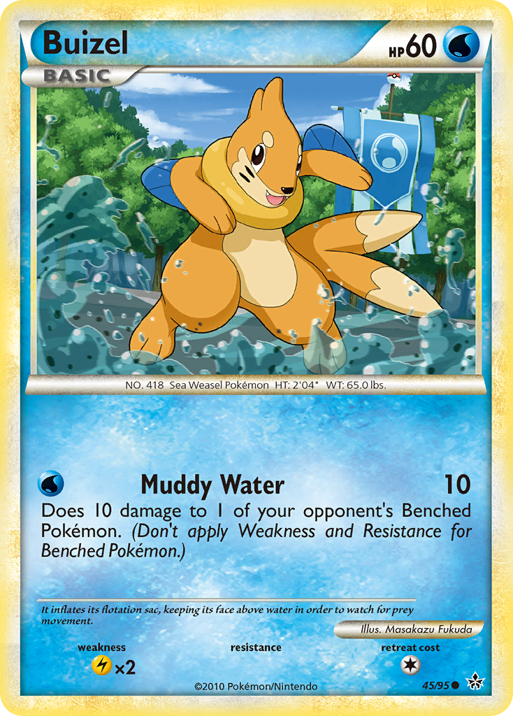 Buizel (45/95) [HeartGold & SoulSilver: Unleashed] | Fandemonia Ltd