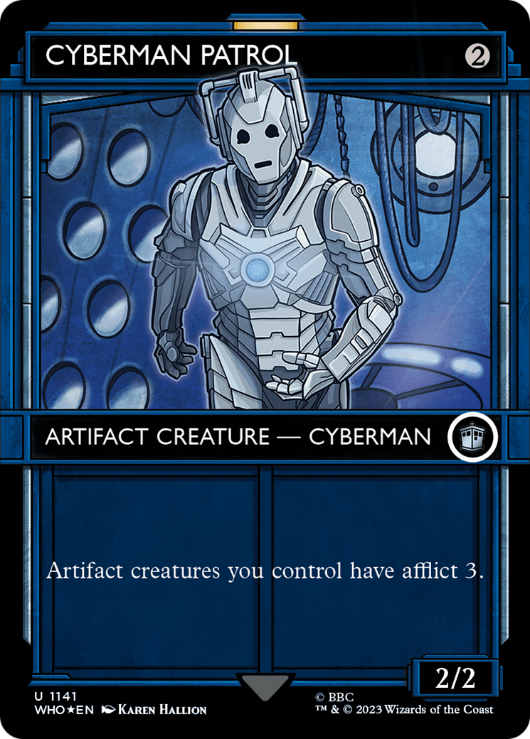 Cyberman Patrol (Showcase) (Surge Foil) [Doctor Who] | Fandemonia Ltd