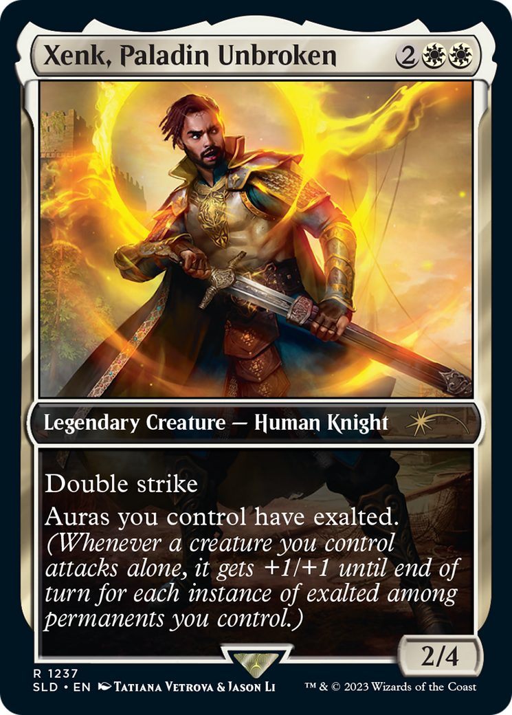 Xenk, Paladin Unbroken [Secret Lair Drop Series] | Fandemonia Ltd