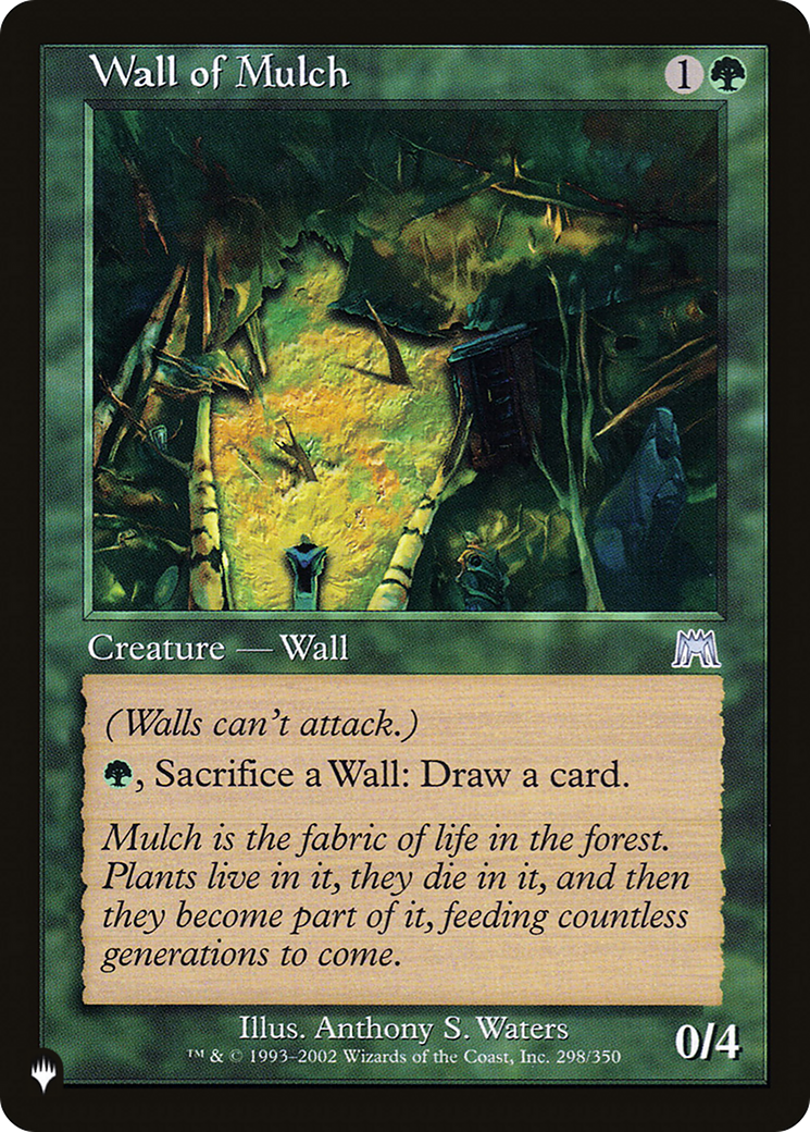 Wall of Mulch [The List] | Fandemonia Ltd