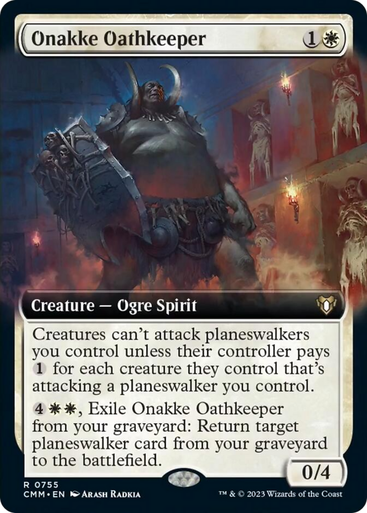 Onakke Oathkeeper (Extended Art) [Commander Masters] | Fandemonia Ltd