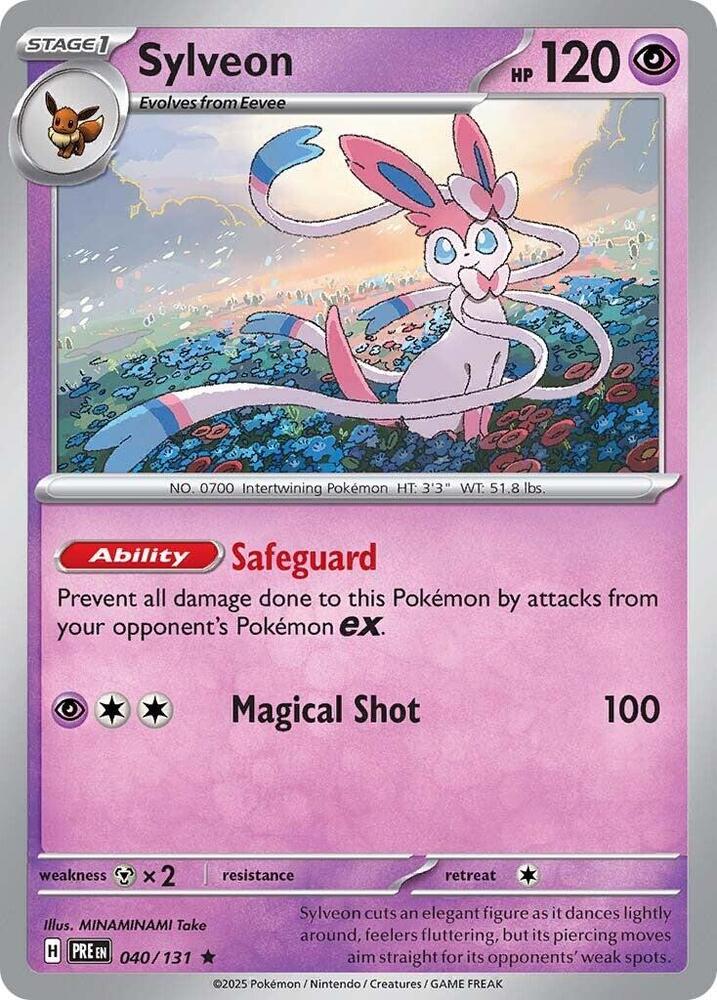 Sylveon (040/131) [Scarlet & Violet: Prismatic Evolutions] | Fandemonia Ltd