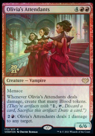 Olivia's Attendants [Innistrad: Crimson Vow Prerelease Promos] | Fandemonia Ltd