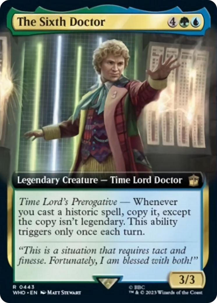 The Sixth Doctor (Extended Art) [Doctor Who] | Fandemonia Ltd