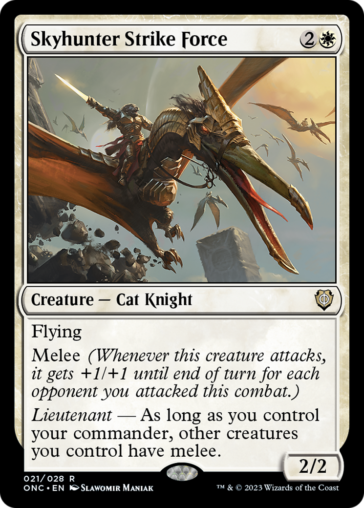 Skyhunter Strike Force [Phyrexia: All Will Be One Commander] | Fandemonia Ltd