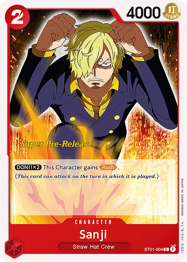 Sanji [Super Pre-Release Starter Deck: Straw Hat Crew] | Fandemonia Ltd