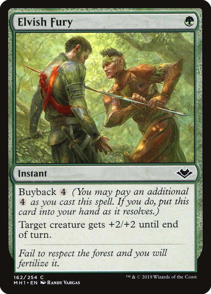 Elvish Fury [Modern Horizons] | Fandemonia Ltd