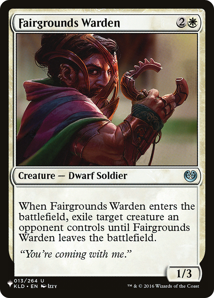 Fairgrounds Warden [The List Reprints] | Fandemonia Ltd