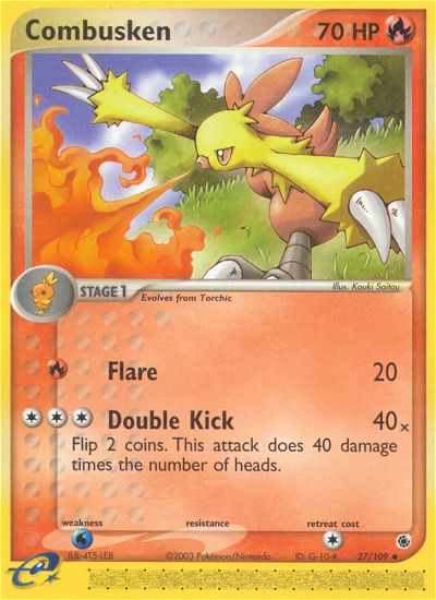 Combusken (27/109) [EX: Ruby & Sapphire] | Fandemonia Ltd