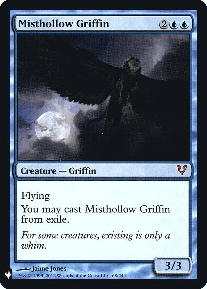 Misthollow Griffin [Mystery Booster] | Fandemonia Ltd