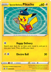 Special Delivery Pikachu (SWSH074) [Sword & Shield: Black Star Promos] | Fandemonia Ltd