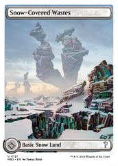 Snow-Covered Wastes (White Border) [Mystery Booster 2] | Fandemonia Ltd