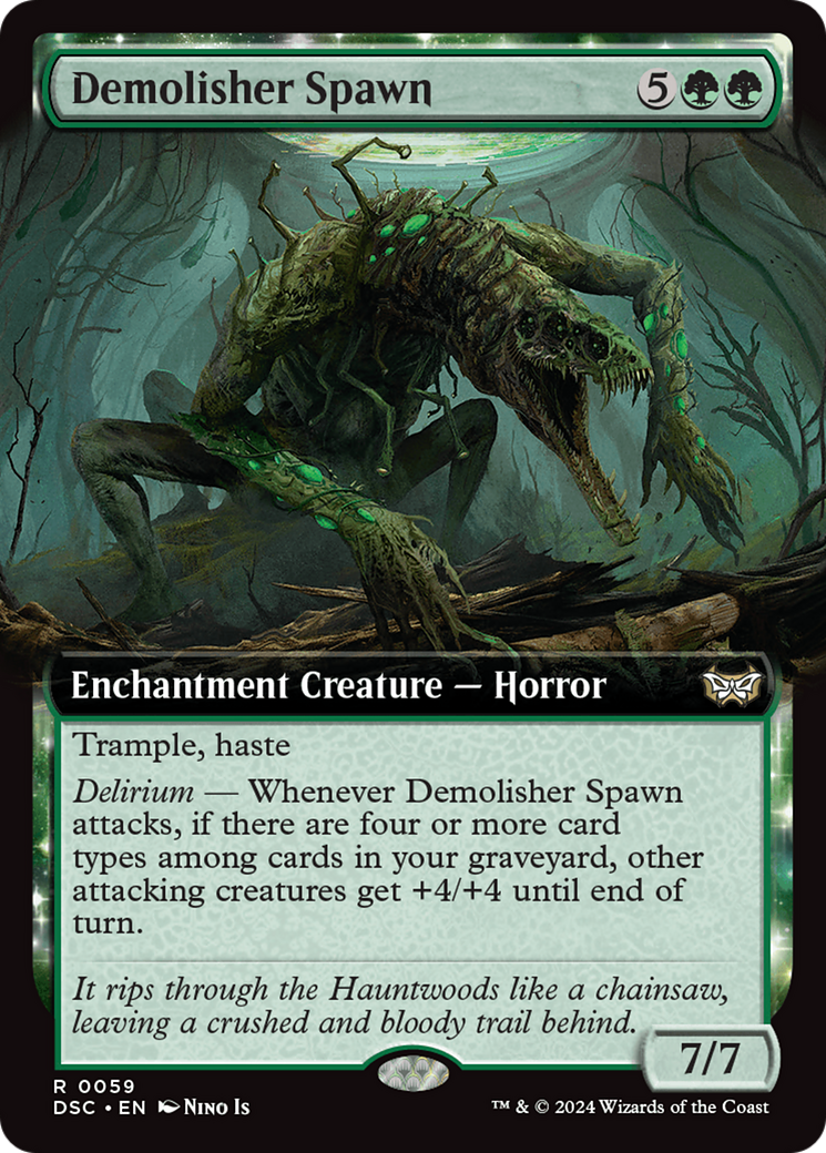 Demolisher Spawn (Extended Art) [Duskmourn: House of Horror Commander] | Fandemonia Ltd