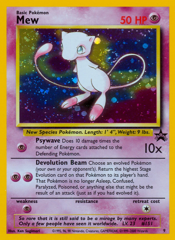 Mew (9) [Wizards of the Coast: Black Star Promos] | Fandemonia Ltd