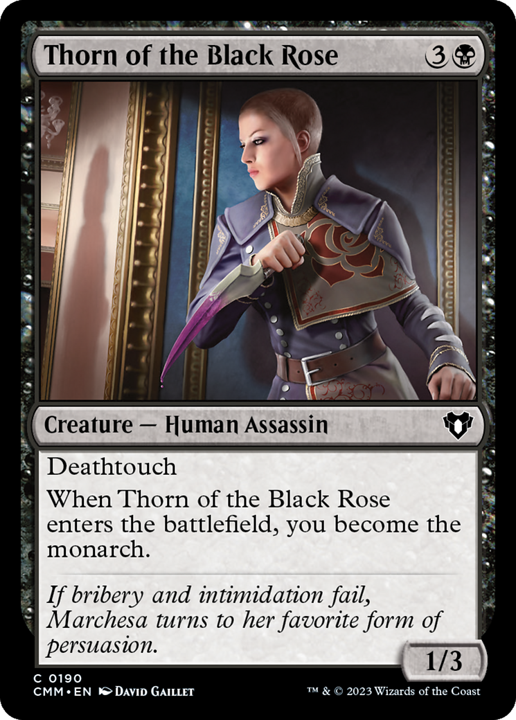 Thorn of the Black Rose [Commander Masters] | Fandemonia Ltd