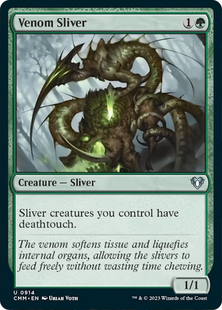 Venom Sliver [Commander Masters] | Fandemonia Ltd