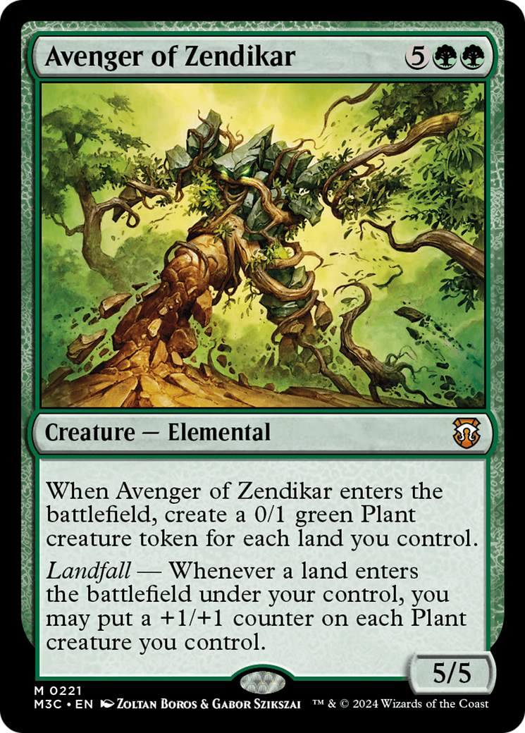 Avenger of Zendikar (Ripple Foil) [Modern Horizons 3 Commander] | Fandemonia Ltd