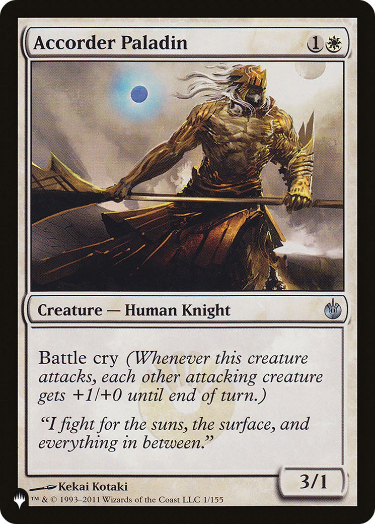 Accorder Paladin [The List Reprints] | Fandemonia Ltd