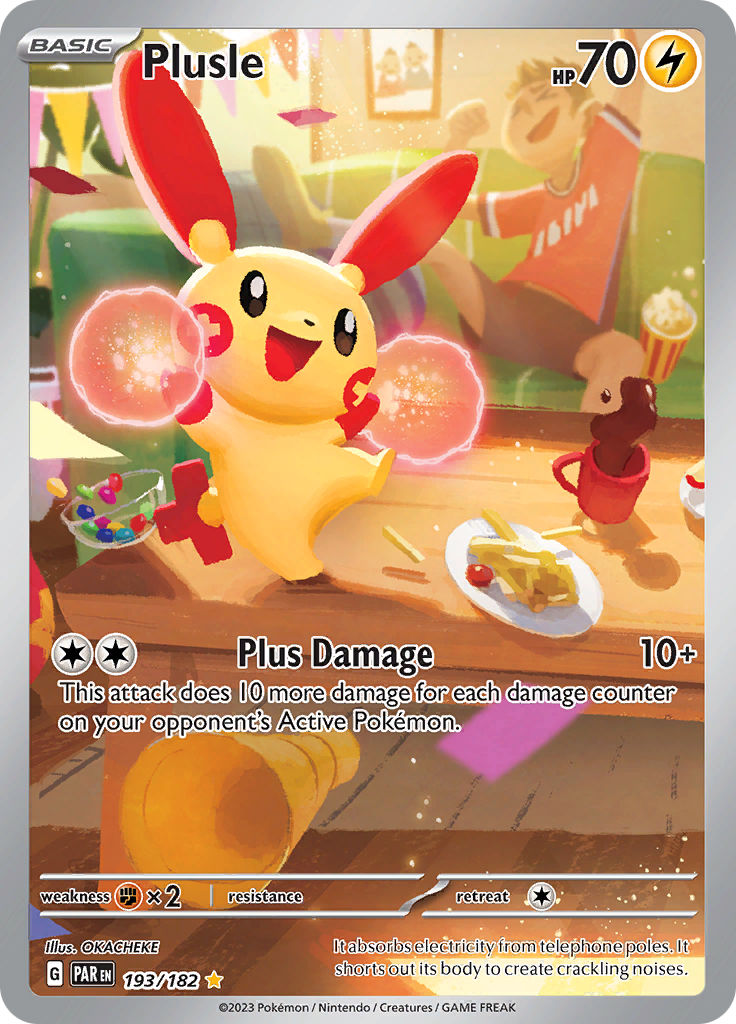 Plusle (193/182) [Scarlet & Violet: Paradox Rift] | Fandemonia Ltd