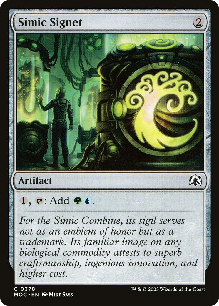 Simic Signet [March of the Machine Commander] | Fandemonia Ltd