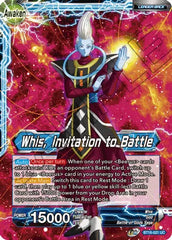 Whis // Whis, Invitation to Battle (BT16-021) [Realm of the Gods] | Fandemonia Ltd