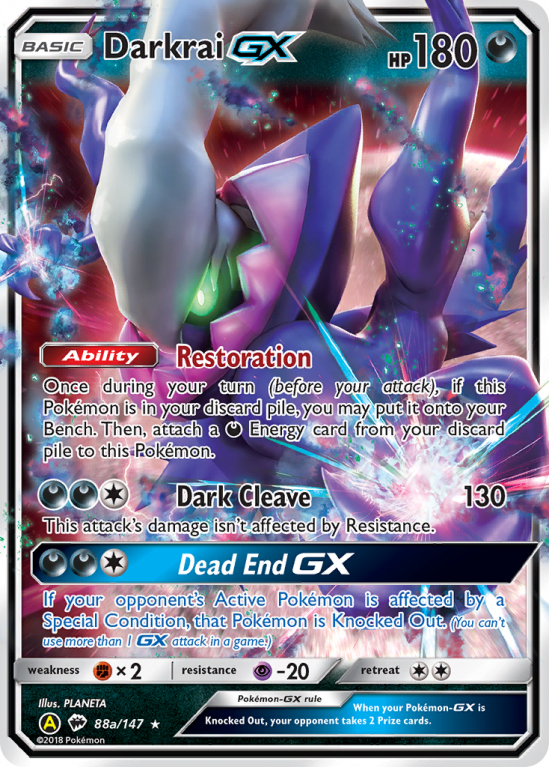 Darkrai GX (88a/147) [Alternate Art Promos] | Fandemonia Ltd