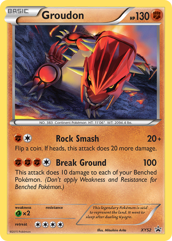 Groudon (XY52) [XY: Black Star Promos] | Fandemonia Ltd