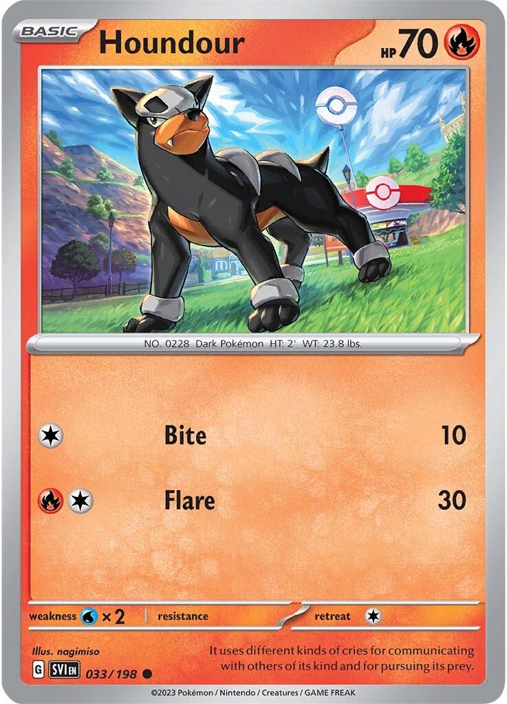 Houndour (033/198) [Scarlet & Violet: Base Set] | Fandemonia Ltd