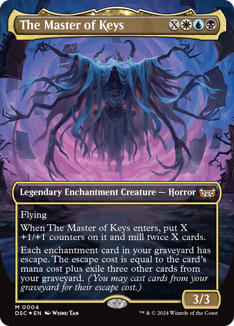 The Master of Keys (Borderless) [Duskmourn: House of Horror Commander] | Fandemonia Ltd