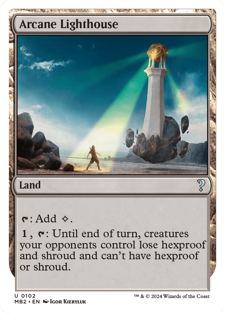 Arcane Lighthouse (White Border) [Mystery Booster 2] | Fandemonia Ltd