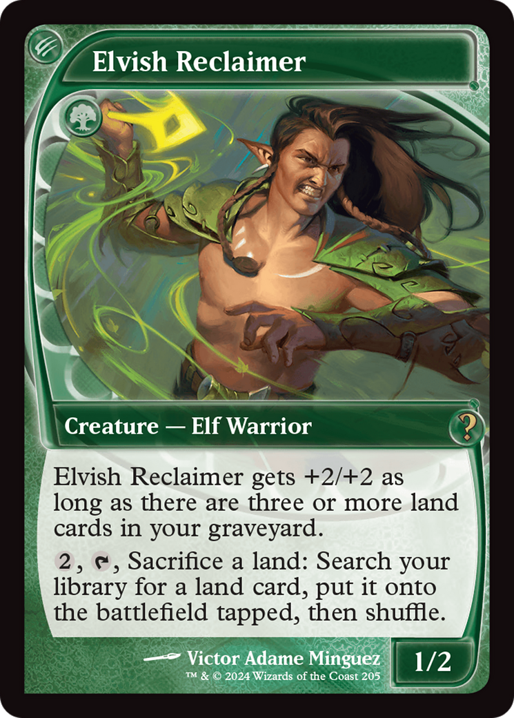 Elvish Reclaimer (Future Sight) [Mystery Booster 2] | Fandemonia Ltd