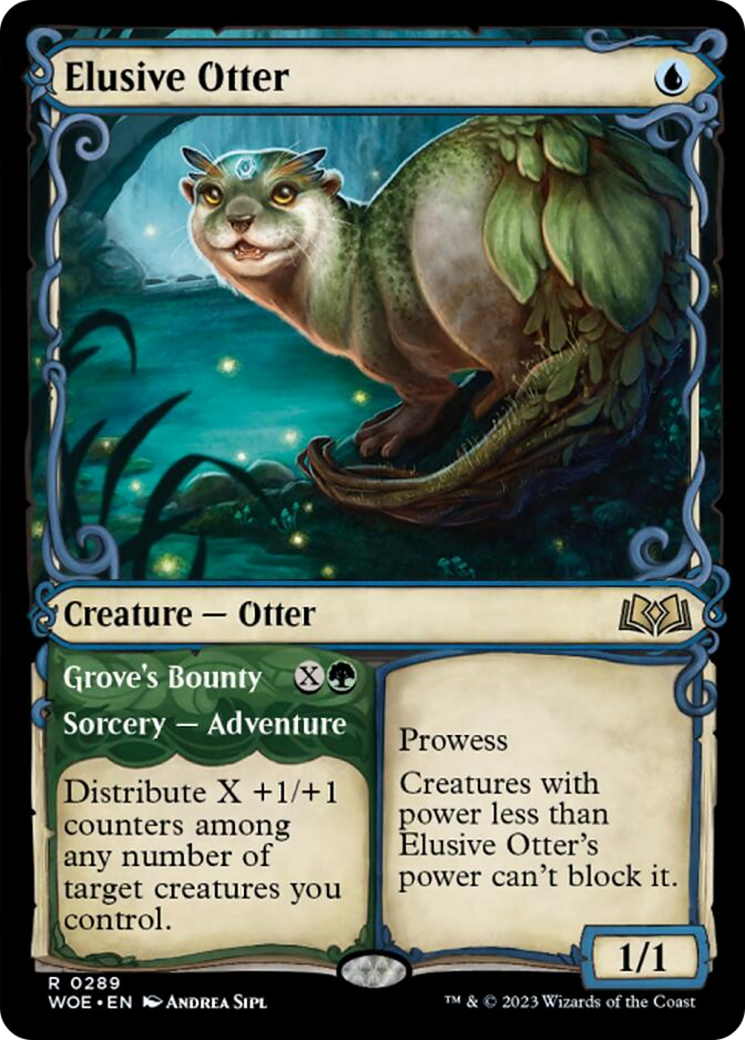 Elusive Otter // Grove's Bounty (Showcase) [Wilds of Eldraine] | Fandemonia Ltd