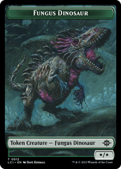 Fungus Dinosaur // Spirit Double-Sided Token [The Lost Caverns of Ixalan Tokens] | Fandemonia Ltd