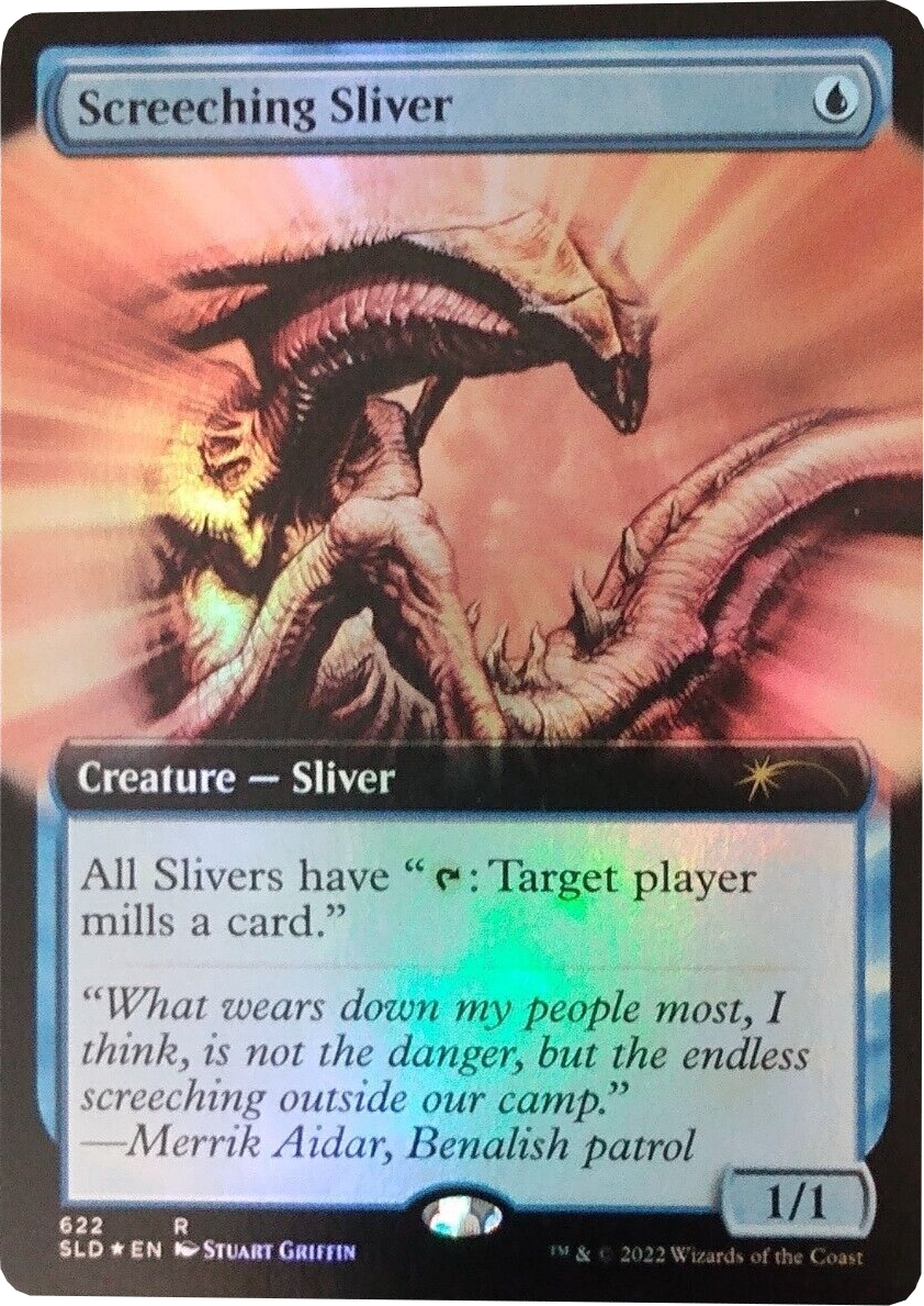 Screeching Sliver (Extended Art) [Secret Lair Drop Promos] | Fandemonia Ltd