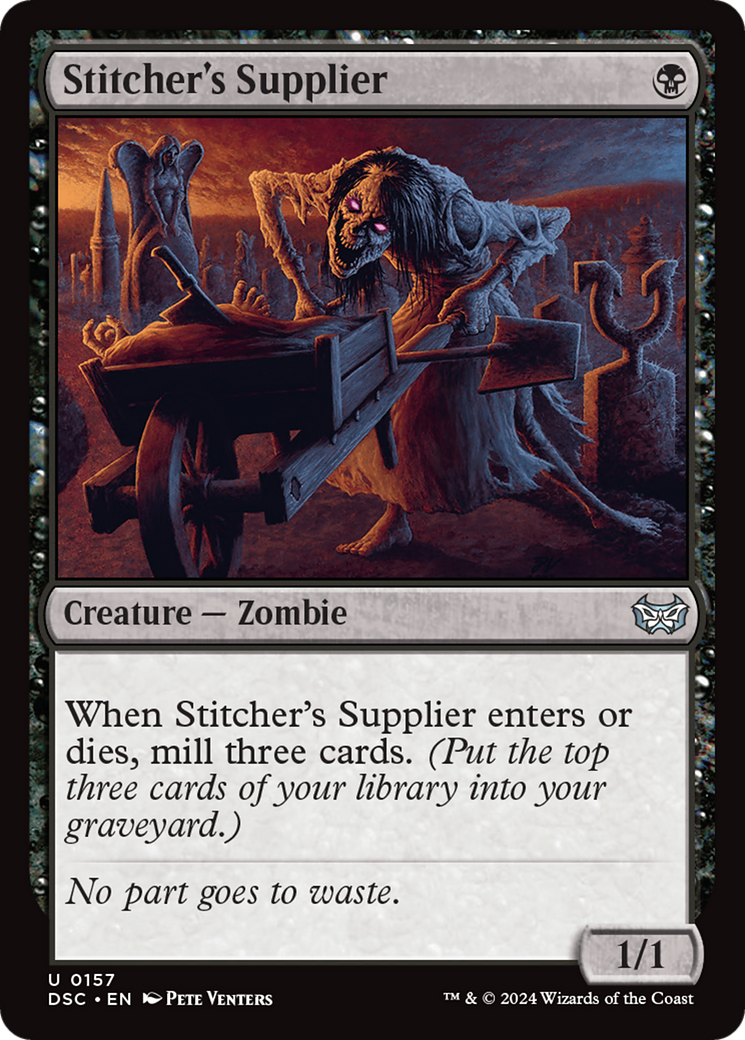 Stitcher's Supplier [Duskmourn: House of Horror Commander] | Fandemonia Ltd