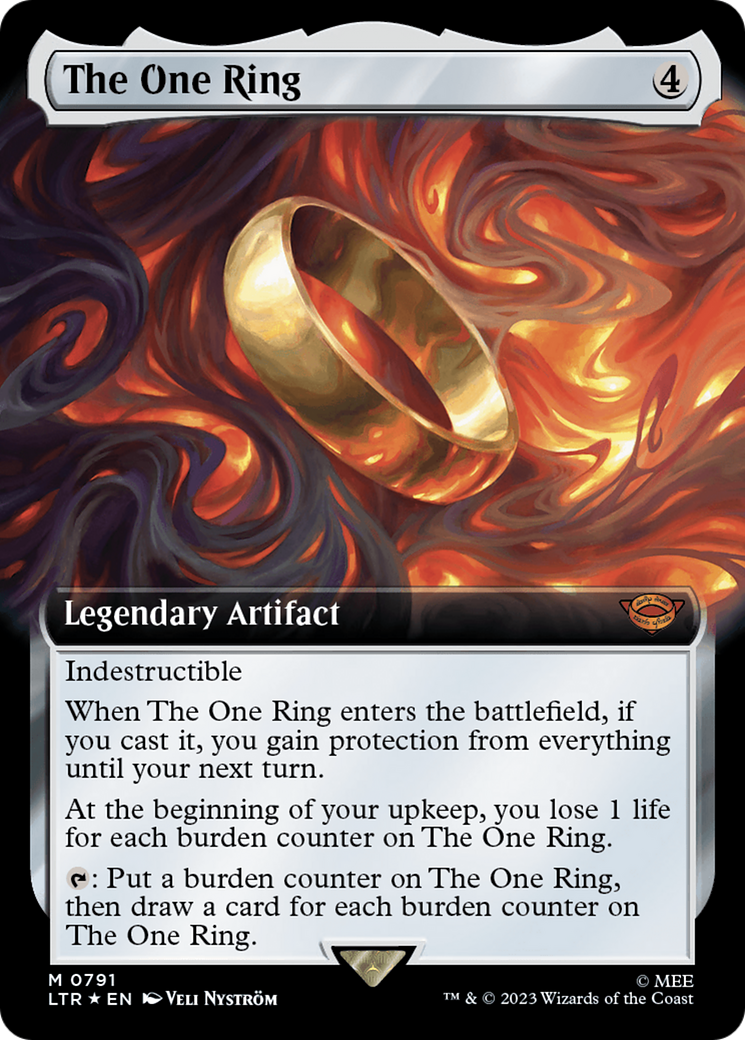 The One Ring (Extended Art) (Surge Foil) [The Lord of the Rings: Tales of Middle-Earth] | Fandemonia Ltd