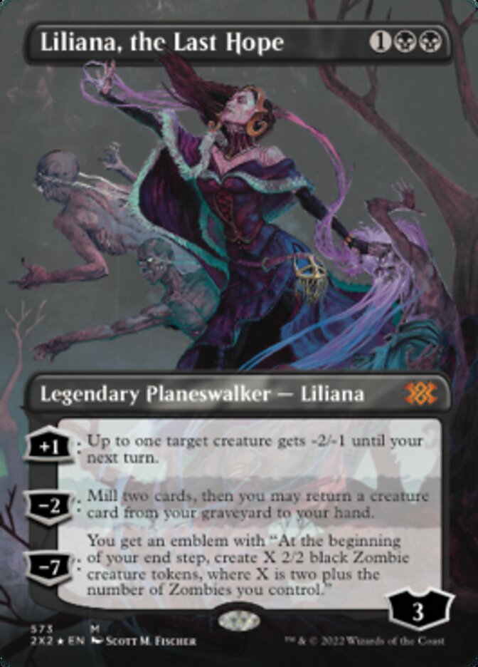 Liliana, the Last Hope (Textured Foil) [Double Masters 2022] | Fandemonia Ltd