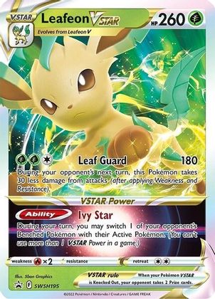 Leafeon VSTAR (SWSH195) [Sword & Shield: Black Star Promos] | Fandemonia Ltd