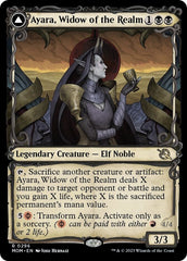 Ayara, Widow of the Realm // Ayara, Furnace Queen (Showcase Planar Booster Fun) [March of the Machine] | Fandemonia Ltd