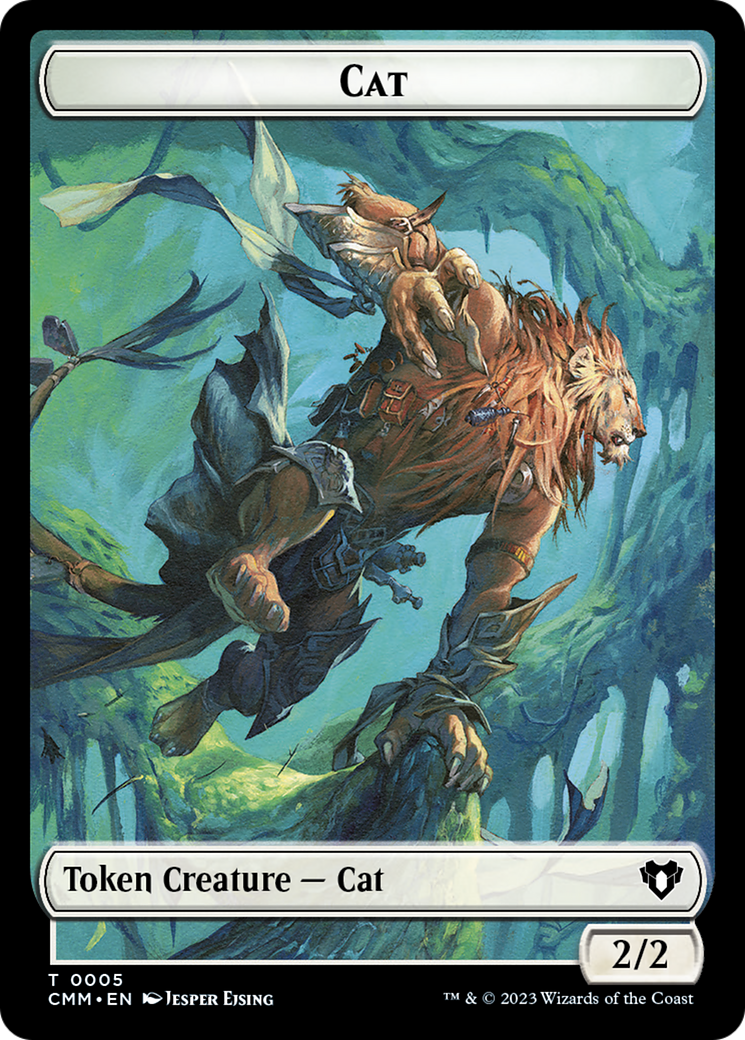 Cat Token (05) [Commander Masters Tokens] | Fandemonia Ltd