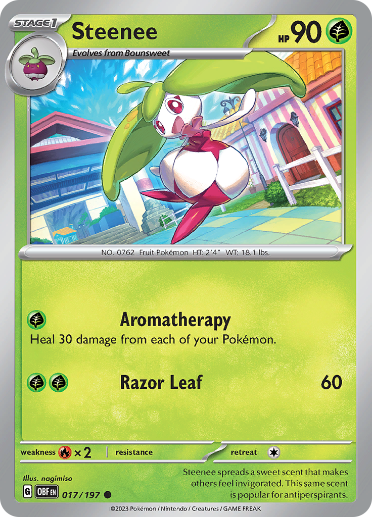 Steenee (017/197) [Scarlet & Violet: Obsidian Flames] | Fandemonia Ltd