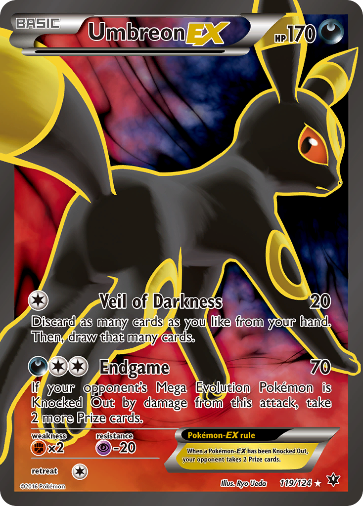 Umbreon EX (119/124) [XY: Fates Collide] | Fandemonia Ltd