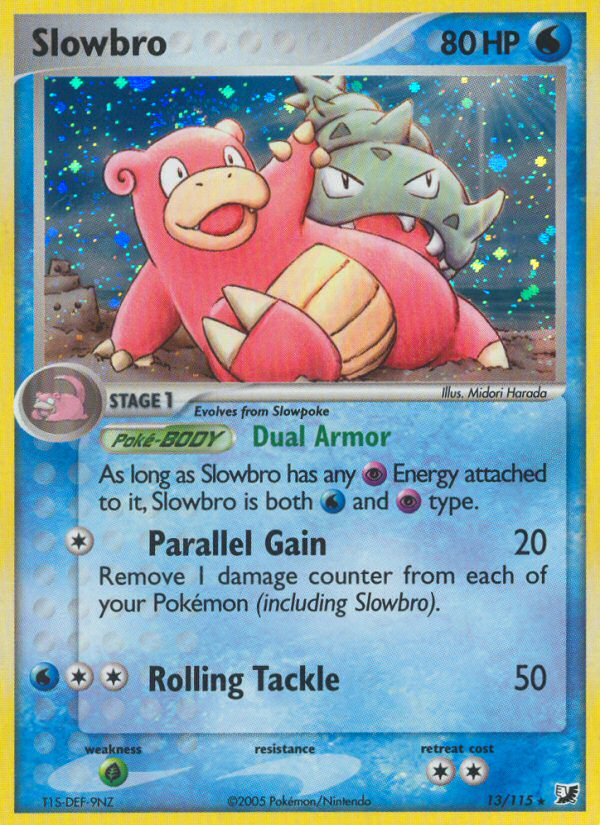 Slowbro (13/115) [EX: Unseen Forces] | Fandemonia Ltd